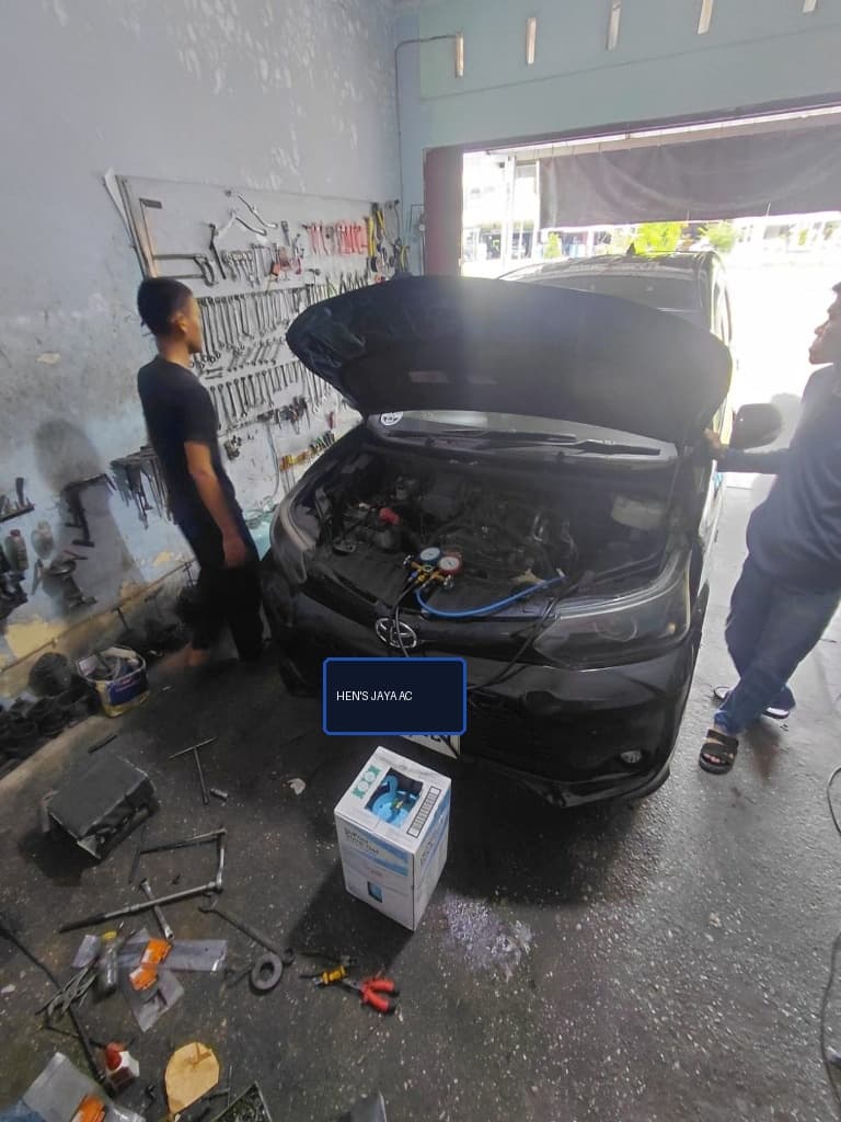 Dokumentasi Ganti Magnetic Clutch AC Toyota Calya G / Daihatsu Sigra (Solusi AC Mati & Tidak Cold)